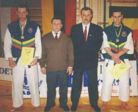Kumite varžybų prizininkai