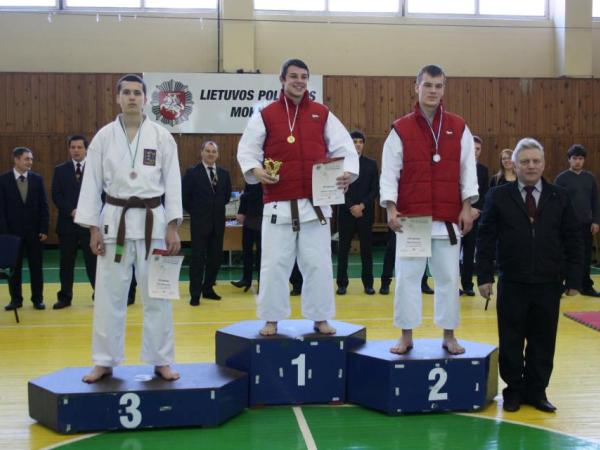 16-17 m. kata nugalėtojus apdovanojo LSKF prezidentas K. Bartkevičius