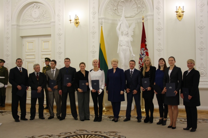 LSKF delegacija kartu su Lietuvos Prezidente Dalia Grybauskaite